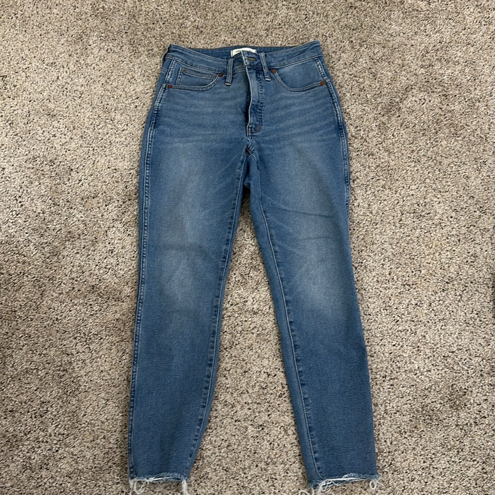 Madewell curvy high-rise skinny jean size 27